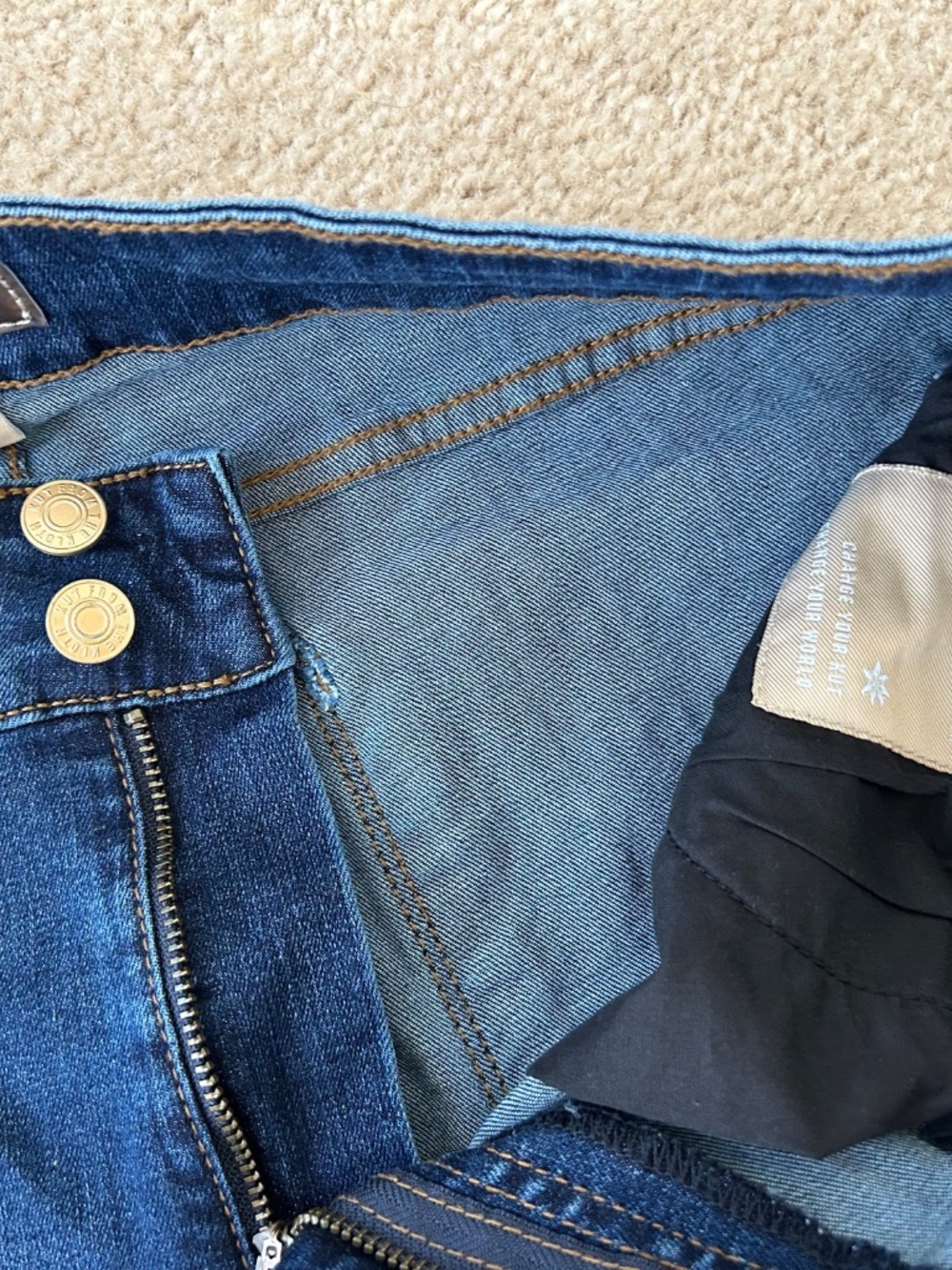 High-Rise Bootcut Dark Wash Sz 14 Kut from the Kloth Jeans - Picture 4 of 7